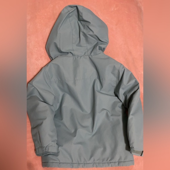 Girls Green Swiss Tech fleeced lined Winter jacket 6/6x - Picture 2 of 3